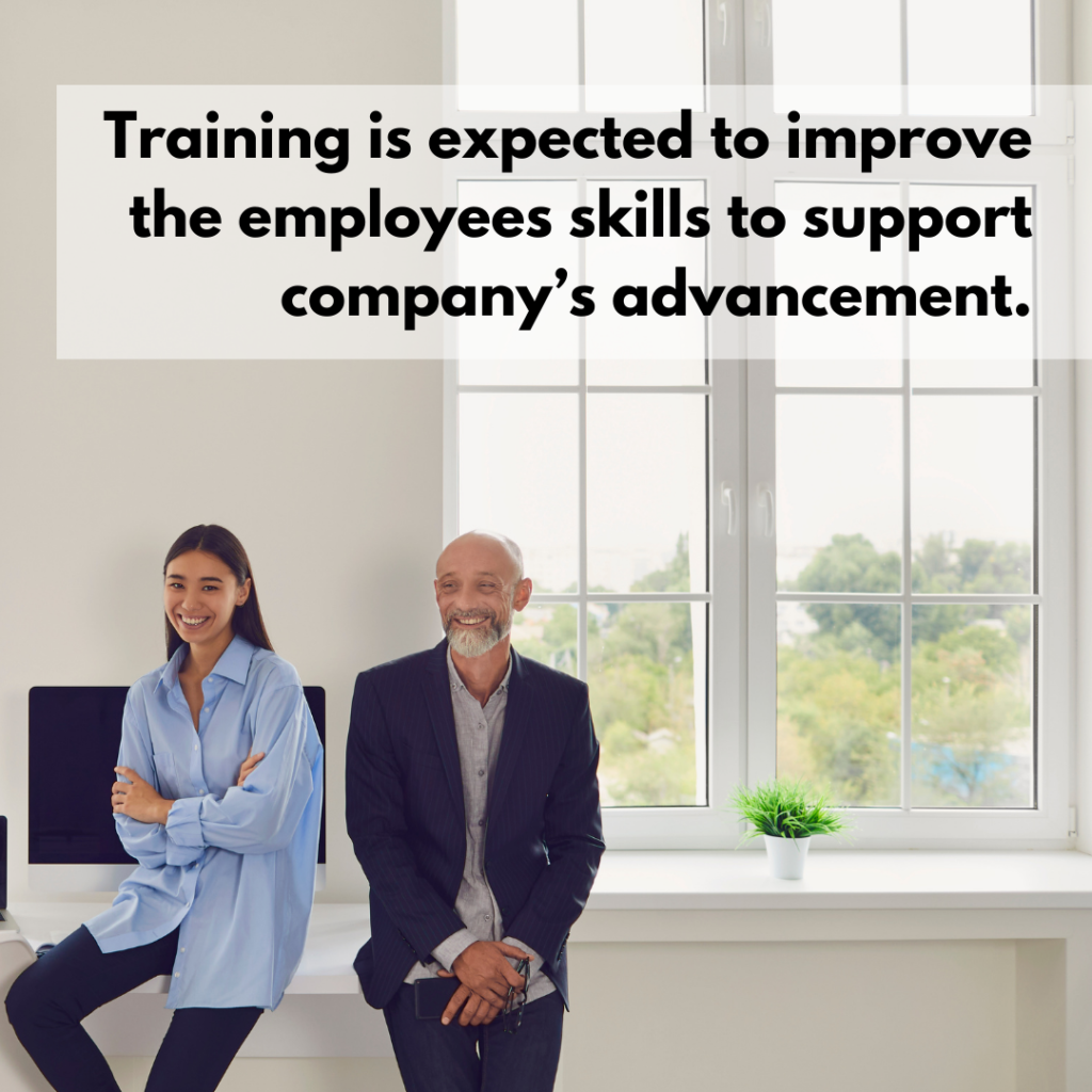 COJG training is expected to improve the employees' skills to support the company's advancement.