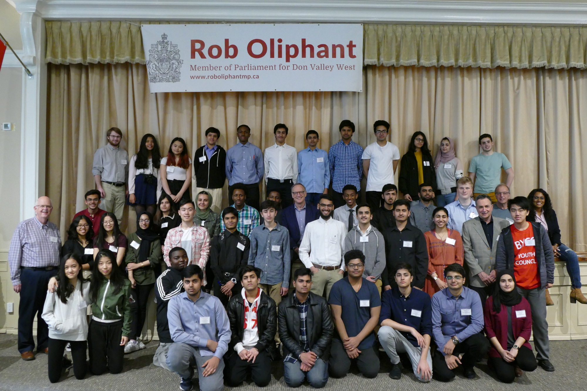 Participants at the 3rd Annual Don Valley West Youth Career and Job Fair hosted by MP Rob Oliphant in the Thorncliffe Park neighbourhood.