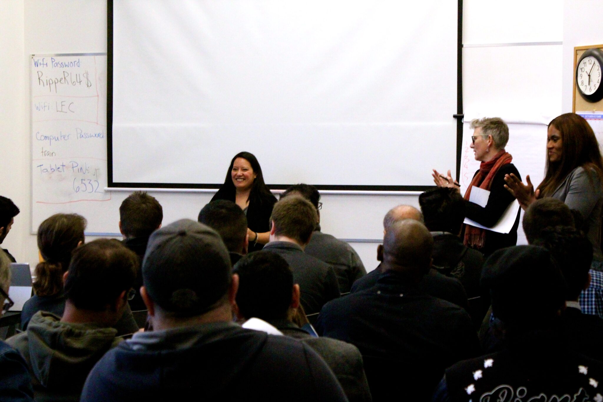 A group of participants at a LEC event.