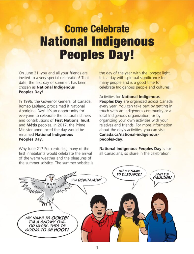 National Indigenous Peoples Day 2021