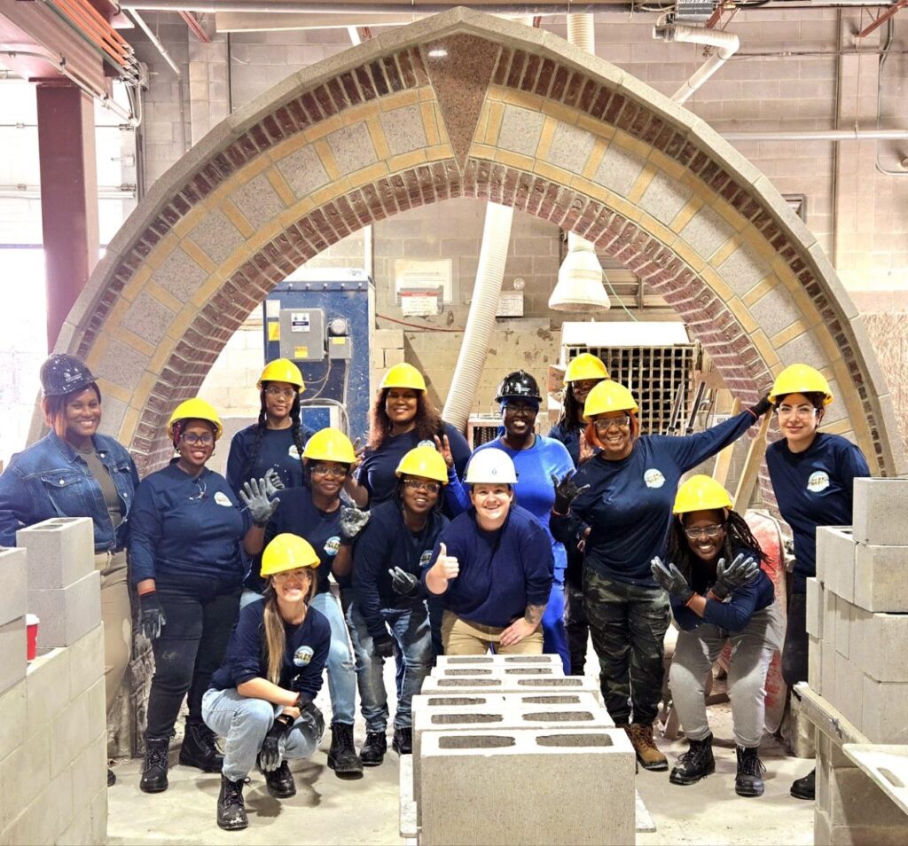 Group of participants for LEC's Women in Construction program